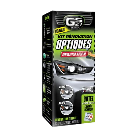 Photographie du produit d'entretien Kit de Rénovation Optiques GS27 Photographie du produit d'entretien Kit de Rénovation Optiques GS27