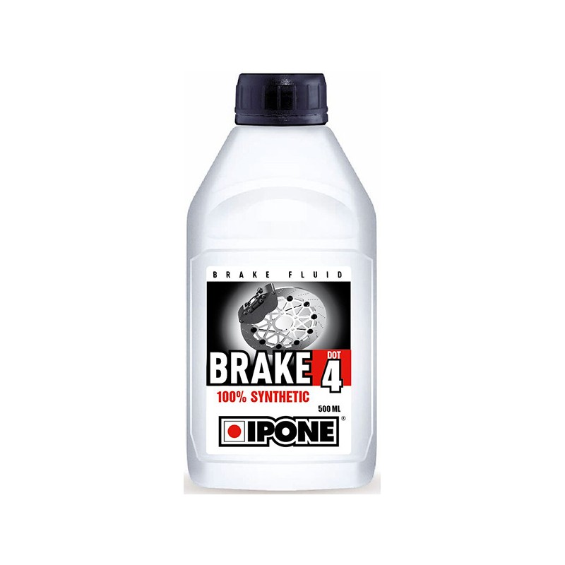 Photographie d'une huile de moteur Liquide de Frein Ipone 500mL|BRAKE DOT 4