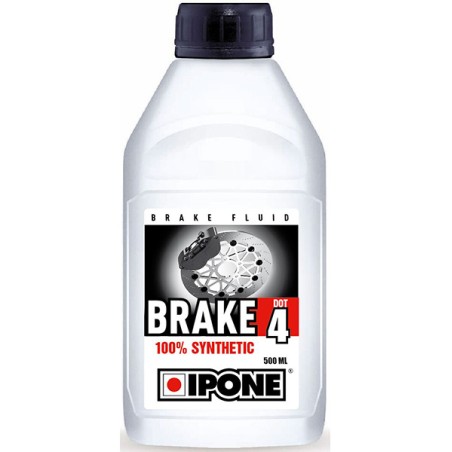 Photographie d'une huile de moteur Liquide de Frein Ipone 500mL|BRAKE DOT 4
