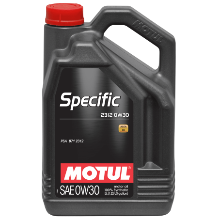 huile moteur motul specific 2312 0W30 5l